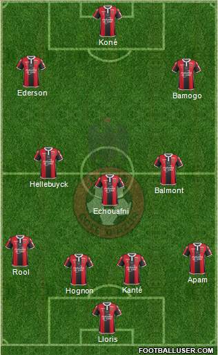 OGC Nice Côte d'Azur Formation 2018