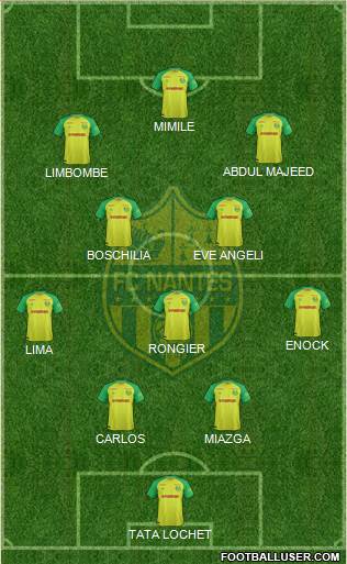 FC Nantes Formation 2018