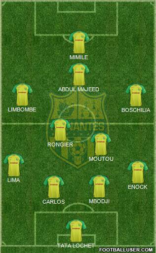 FC Nantes Formation 2018