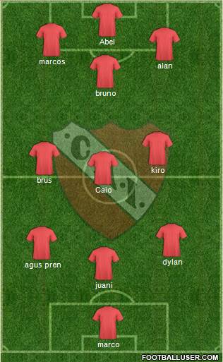 Independiente Formation 2018