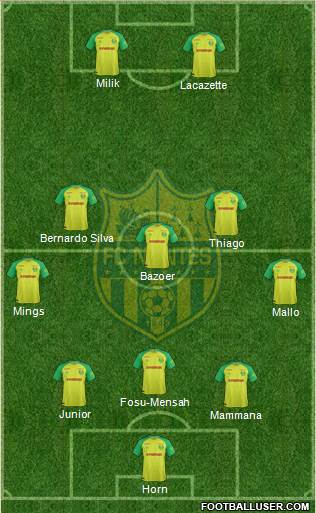 FC Nantes Formation 2018