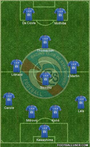 Racing Club de Strasbourg-Football Formation 2018