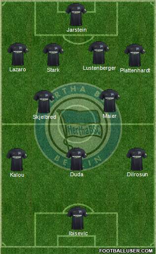 Hertha BSC Berlin Formation 2018