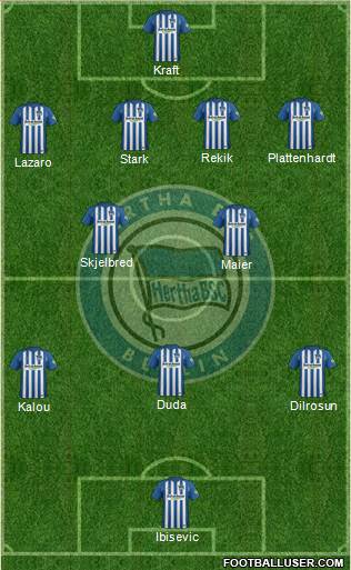 Hertha BSC Berlin Formation 2018