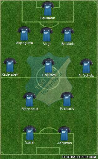 TSG 1899 Hoffenheim Formation 2018