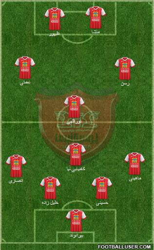 Persepolis Tehran Formation 2018