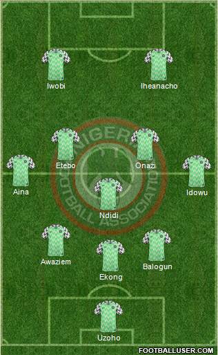 Nigeria Formation 2018