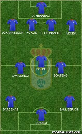 Real Oviedo S.A.D. Formation 2018