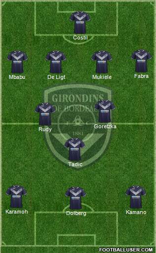 FC Girondins de Bordeaux Formation 2018