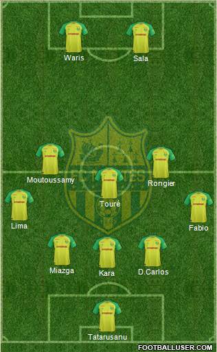 FC Nantes Formation 2018