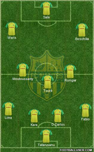 FC Nantes Formation 2018