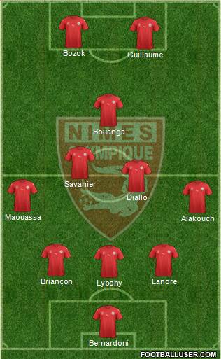 Nîmes Olympique Formation 2018