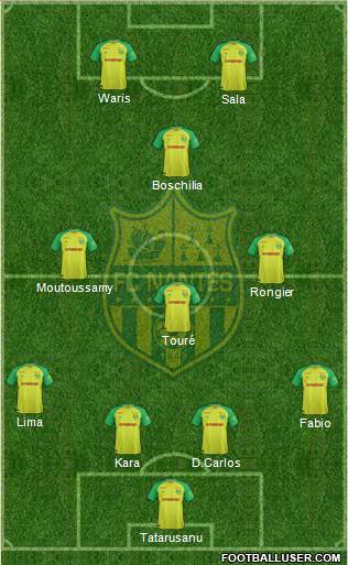 FC Nantes Formation 2018