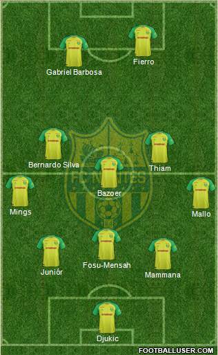 FC Nantes Formation 2018