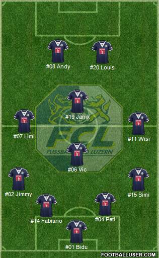 FC Luzern Formation 2018