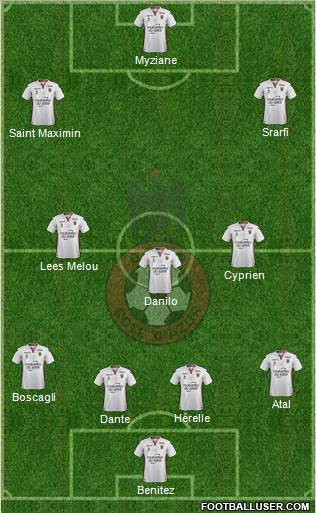 OGC Nice Côte d'Azur Formation 2018