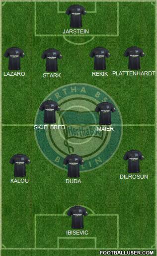 Hertha BSC Berlin Formation 2018