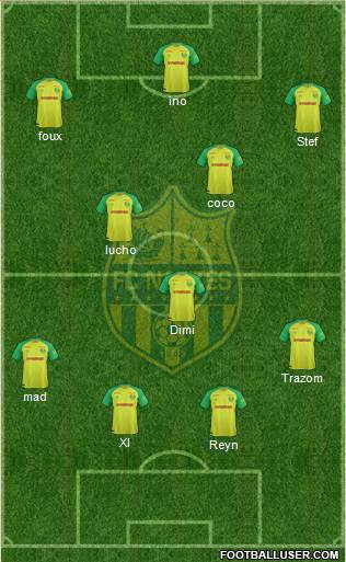 FC Nantes Formation 2018