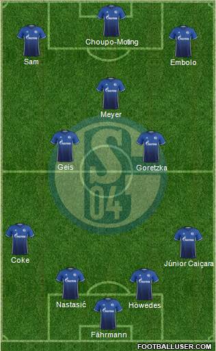 FC Schalke 04 Formation 2018