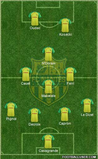 FC Nantes Formation 2018