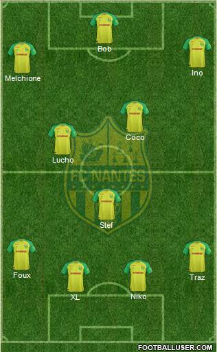 FC Nantes Formation 2018