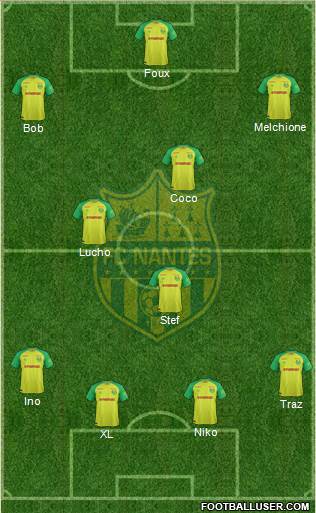 FC Nantes Formation 2018