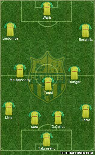 FC Nantes Formation 2018