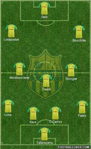 FC Nantes Formation 2018