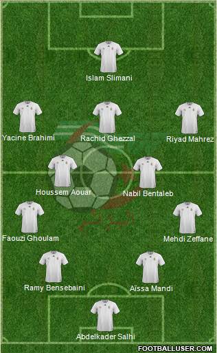 Algeria Formation 2018