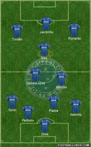 Cruzeiro EC Formation 2018