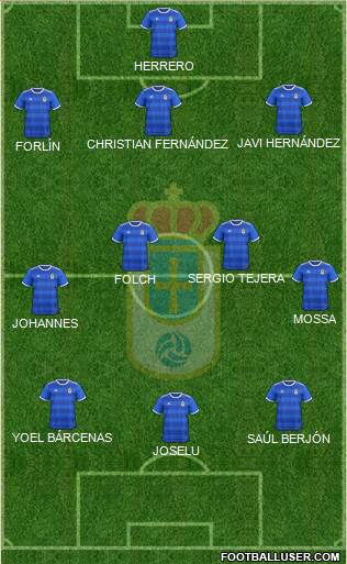 Real Oviedo S.A.D. Formation 2018