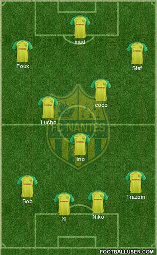 FC Nantes Formation 2018