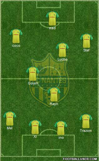 FC Nantes Formation 2018