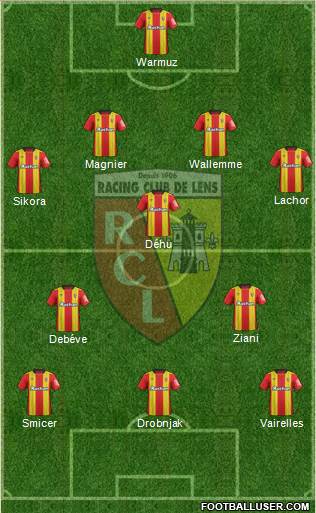 Racing Club de Lens Formation 2018