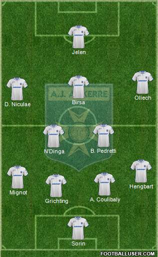 A.J. Auxerre Formation 2018