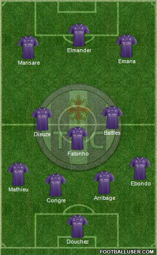 Toulouse Football Club Formation 2018