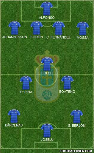 Real Oviedo S.A.D. Formation 2018