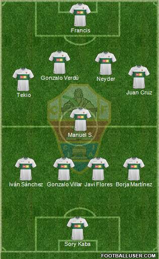 Elche C.F., S.A.D. Formation 2018