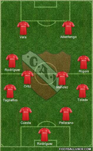 Independiente Formation 2018