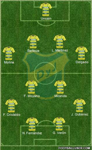 Defensa y Justicia Formation 2018