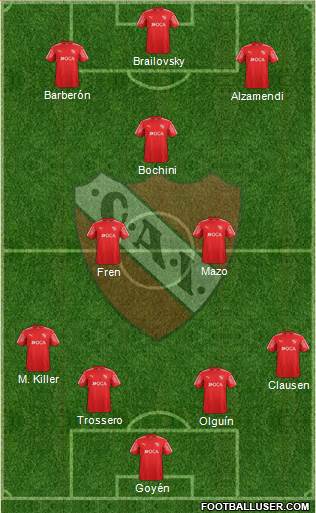 Independiente Formation 2018