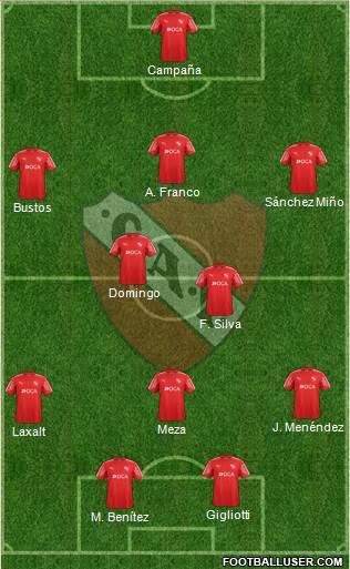 Independiente Formation 2018