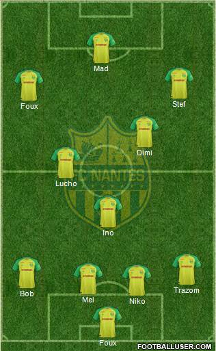 FC Nantes Formation 2018