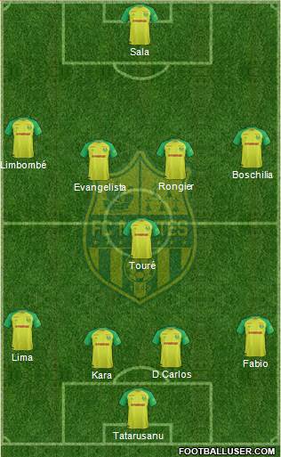 FC Nantes Formation 2018