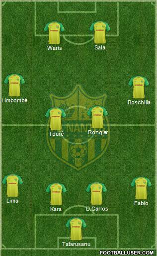 FC Nantes Formation 2018