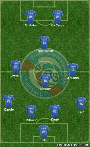 Racing Club de Strasbourg-Football Formation 2018