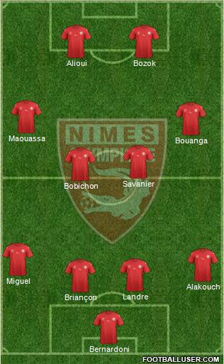 Nîmes Olympique Formation 2018