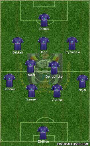 RSC Anderlecht Formation 2018