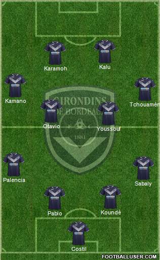 FC Girondins de Bordeaux Formation 2018