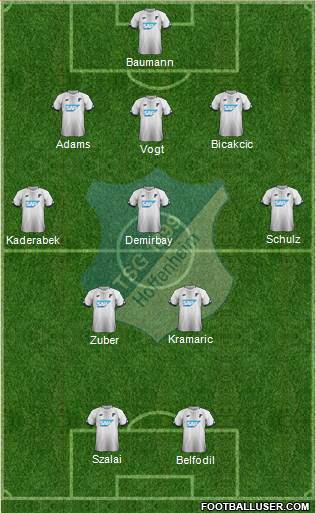 TSG 1899 Hoffenheim Formation 2018